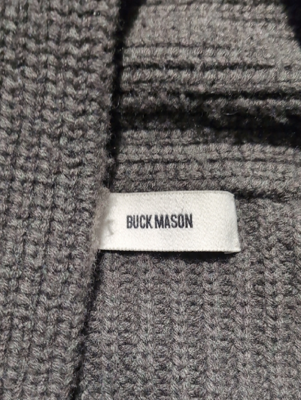 Buck Mason Herdsman Olive Ribbed Knit Cardigan Large - Picture 2 of 8